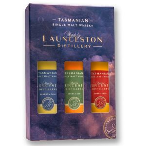 3 bottles of whisky in a gift pack