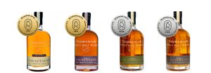 Whisky bottles